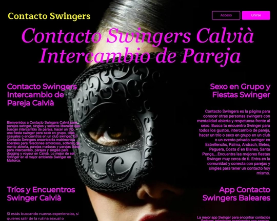 Contacto Swingers Calviá Intercambio de Pareja Logo